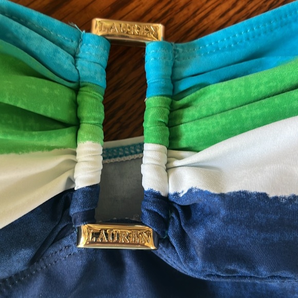 Lauren 2 piece tankini Preowned sz 8 - Picture 3 of 5